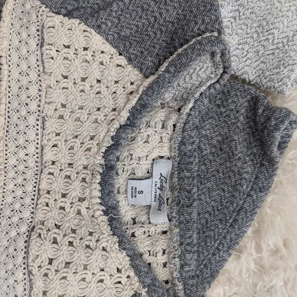 Anthropologie Lucky Lotus crop sweater S - Picture 2 of 2